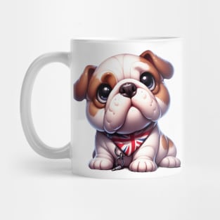 Cute English Bulldog Puppy Mug